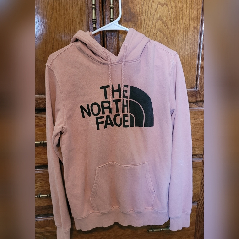 The North Face Dusty Rose Hoodie with Black Logo